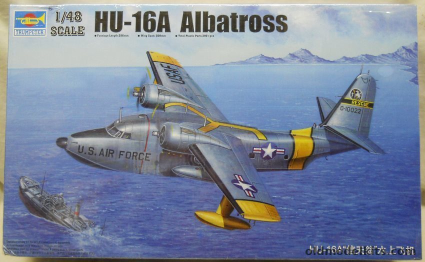Trumpeter 1/48 Hu-16A Albatross - USAF or Taiwan, 02821 plastic model kit